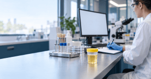 Harnwegsinfekt und Urosepsis: Was zeigt der Urintest?